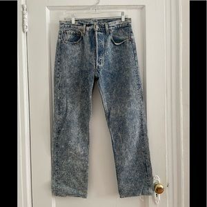 Vintage acid wash Levi 501